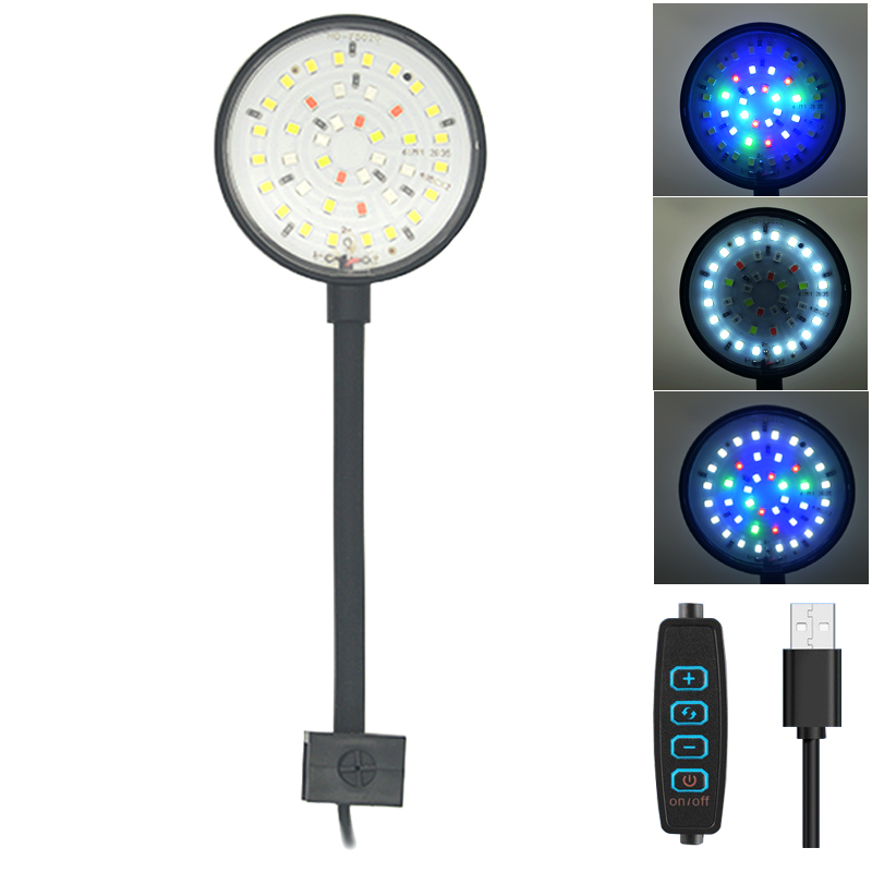 Aquarium Plant Light - Lámpara LED USB para acuario, decoración