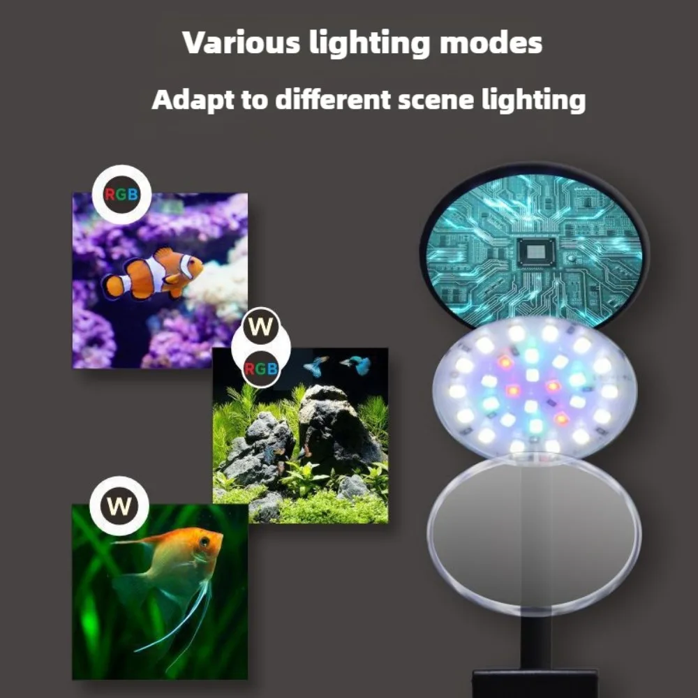 Planted Aquarium Freshwater - Lámpara LED para Acuario con Clip,