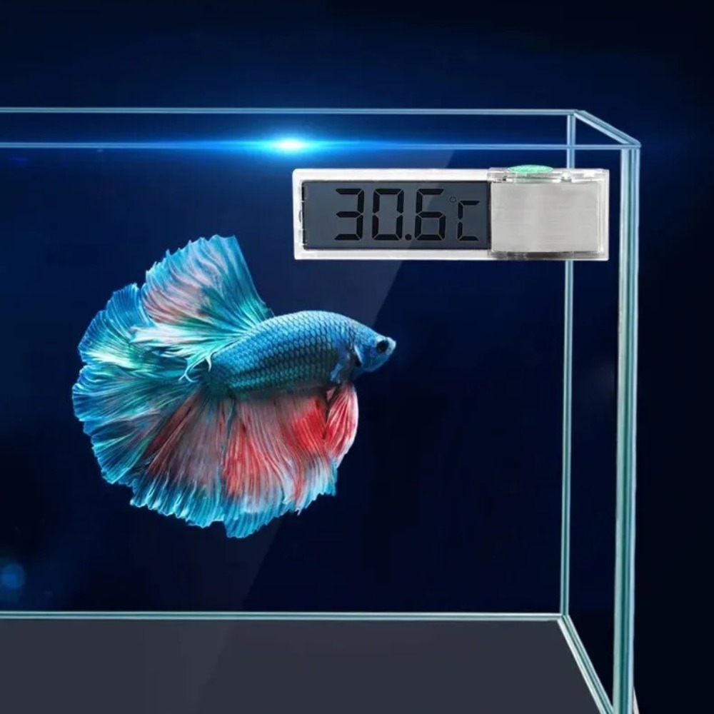 Planted Aquarium Temperature - Termómetro de acuario electrónico LCD Digital,