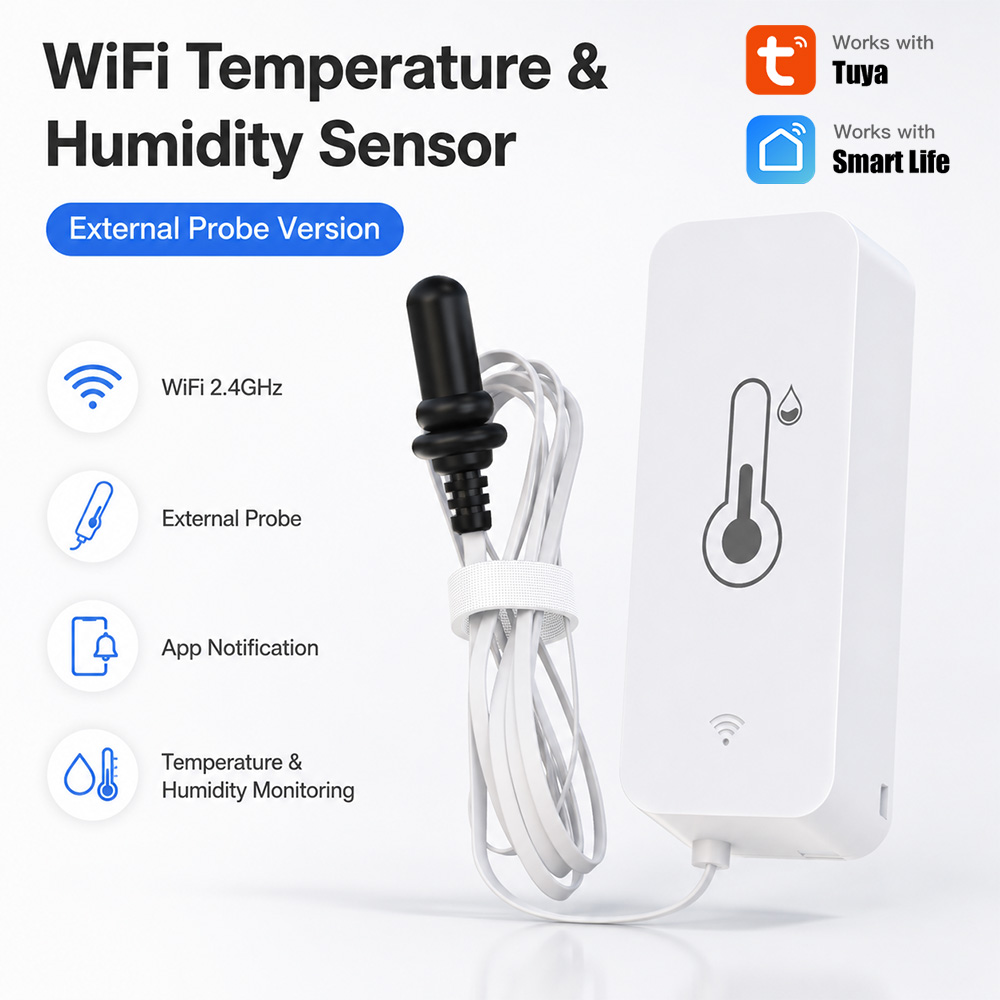 Planted Aquarium Temperature - Sensor de temperatura y humedad WiFi