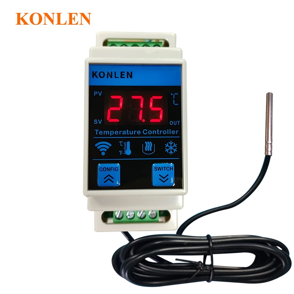 Planted Aquarium Temperature - Tuya-Sensor de temperatura WIFI, controlador de