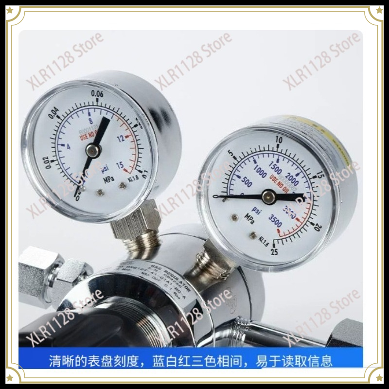 Co2 Regulator Dual Stage - Regulador de Presión de Latón de