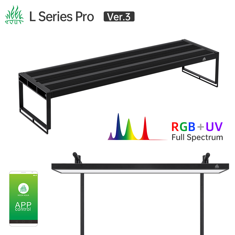 Aquarium Plant Light - WEEK AQUA Serie L Control de