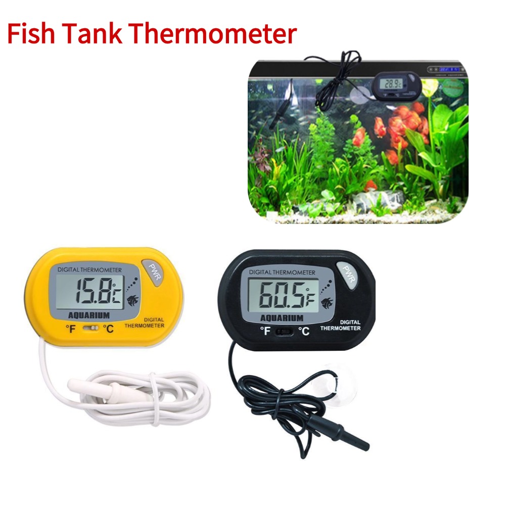 Planted Aquarium Temperature - Termómetro para pecera, termómetro electrónico resistente