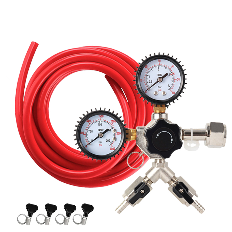 Co2 Regulator Dual Stage - ELECQUEEN Regulador de Co2 de doble