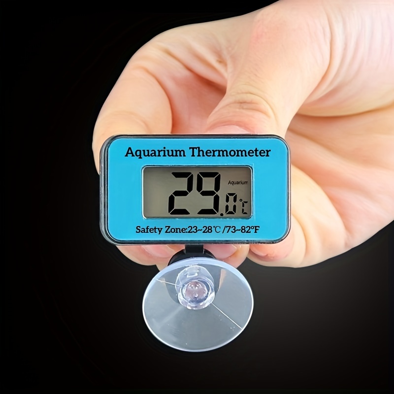 Planted Aquarium Temperature - Termómetro Digital LCD para Acuario con