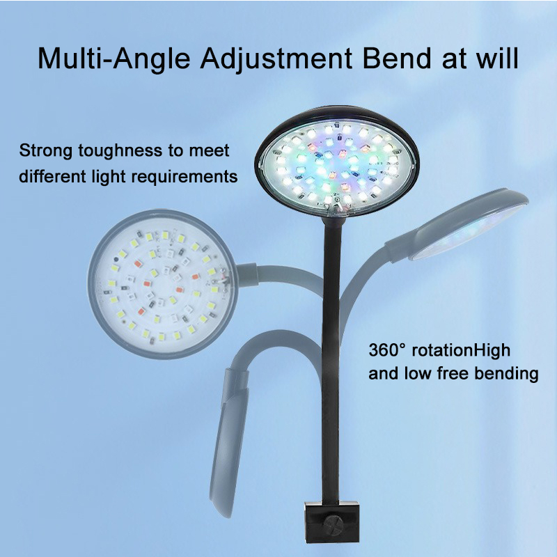 Lámpara LED USB para acuario,  - Aquarium Plant Light reseña y precio