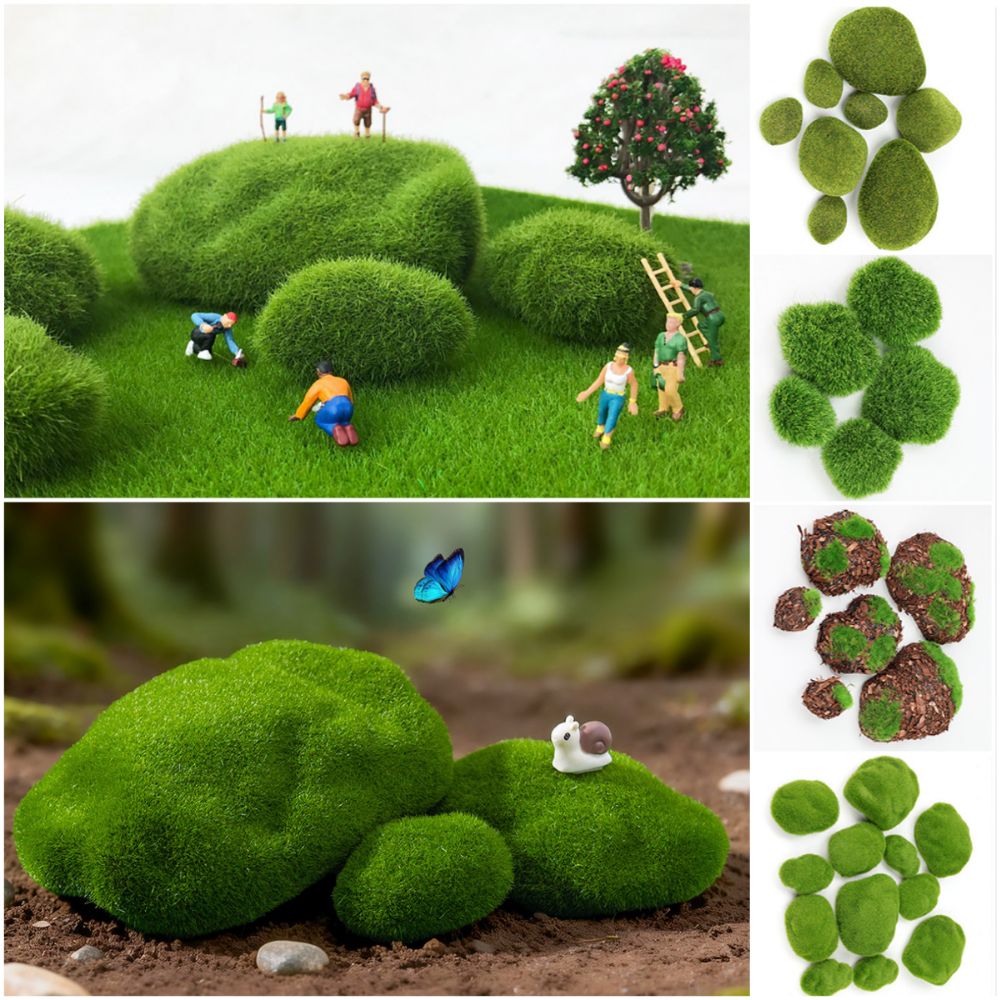2/4/6/10PCS Rocas de Musgo Art - Planted Aquarium With Rocks reseña y precio