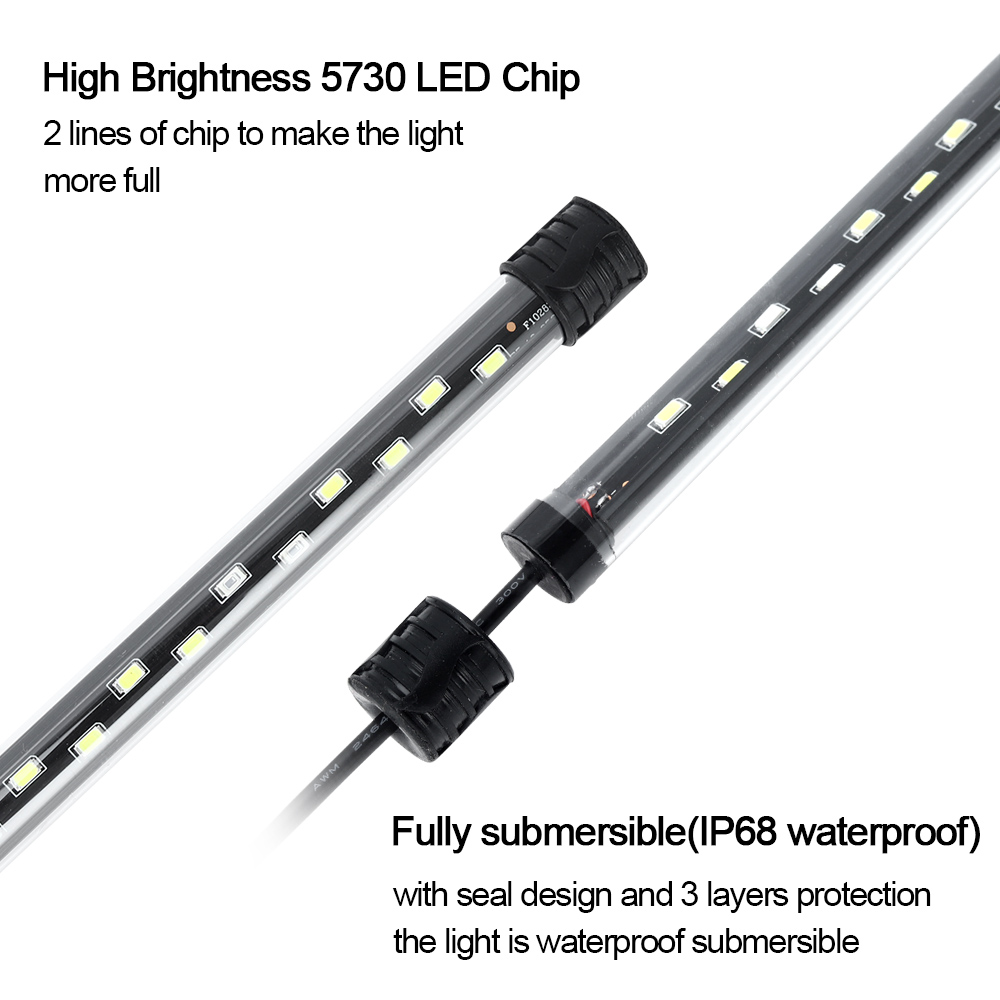 Luz LED para acuario, lámpara  - Aquarium Plant Diseases reseña y precio