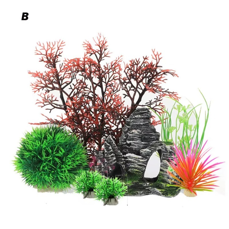 10 piezas de decoración de acu - Planted Aquarium With Rocks reseña y precio