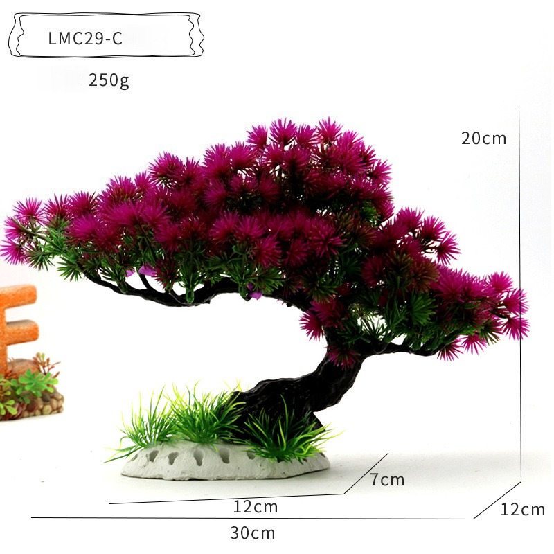 Plantas Acuáticas de Plástico, - Planted Aquarium With Rocks reseña y precio