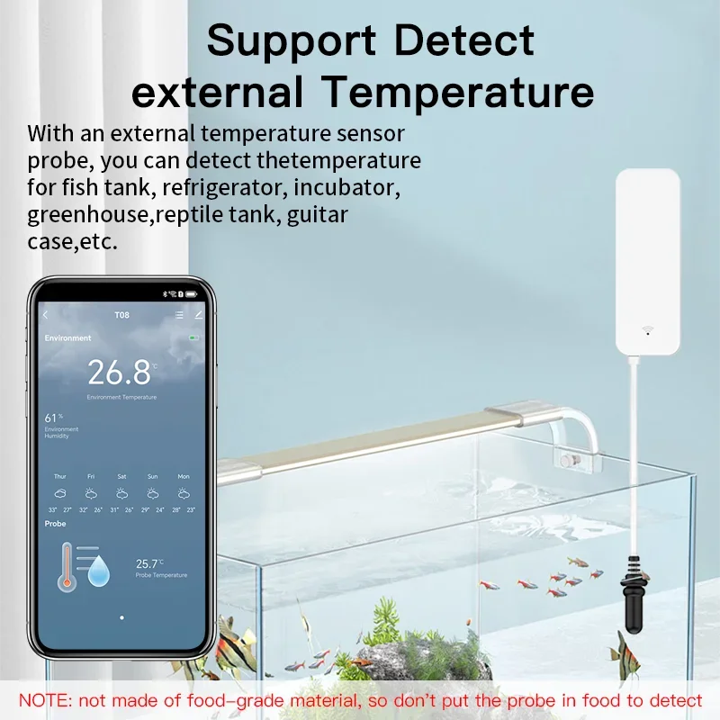 Sensor de temperatura y humeda - Planted Aquarium Temperature reseña y precio