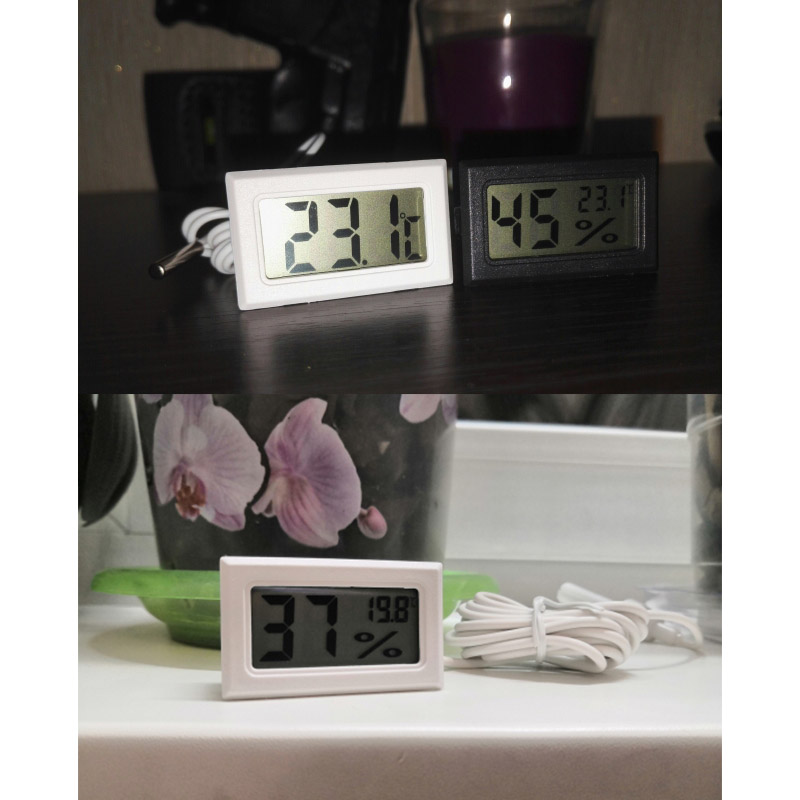 Mini medidor de humedad Digita - Planted Aquarium Temperature reseña y precio