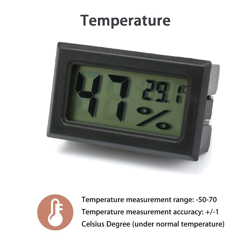 Mini medidor de humedad Digita - Planted Aquarium Temperature reseña y precio