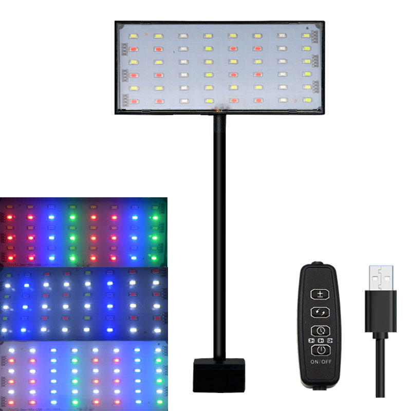 Lámpara LED de espectro comple - Aquarium Plant Light reseña y precio