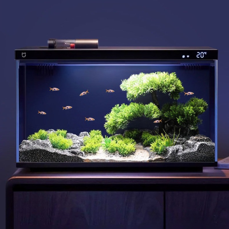 Decoración para Pecera, Simula - Planted Aquarium With Rocks reseña y precio