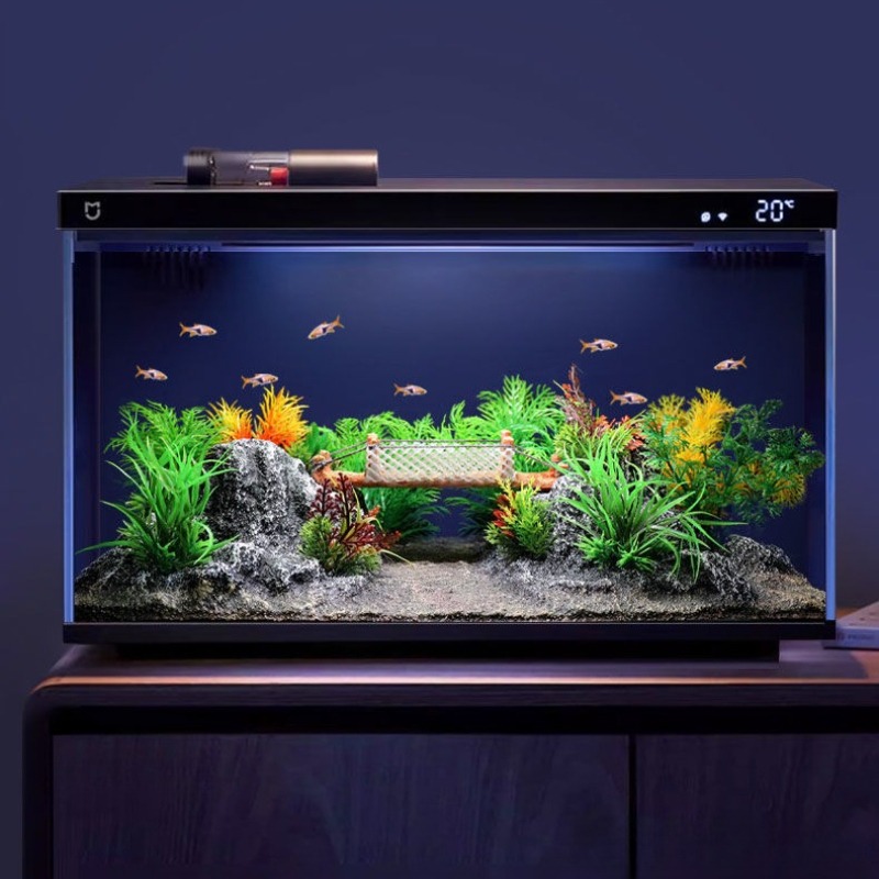 Decoración para Pecera, Simula - Planted Aquarium With Rocks reseña y precio