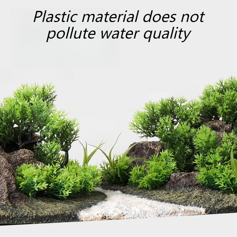 Decoración para Pecera, Simula - Planted Aquarium With Rocks reseña y precio