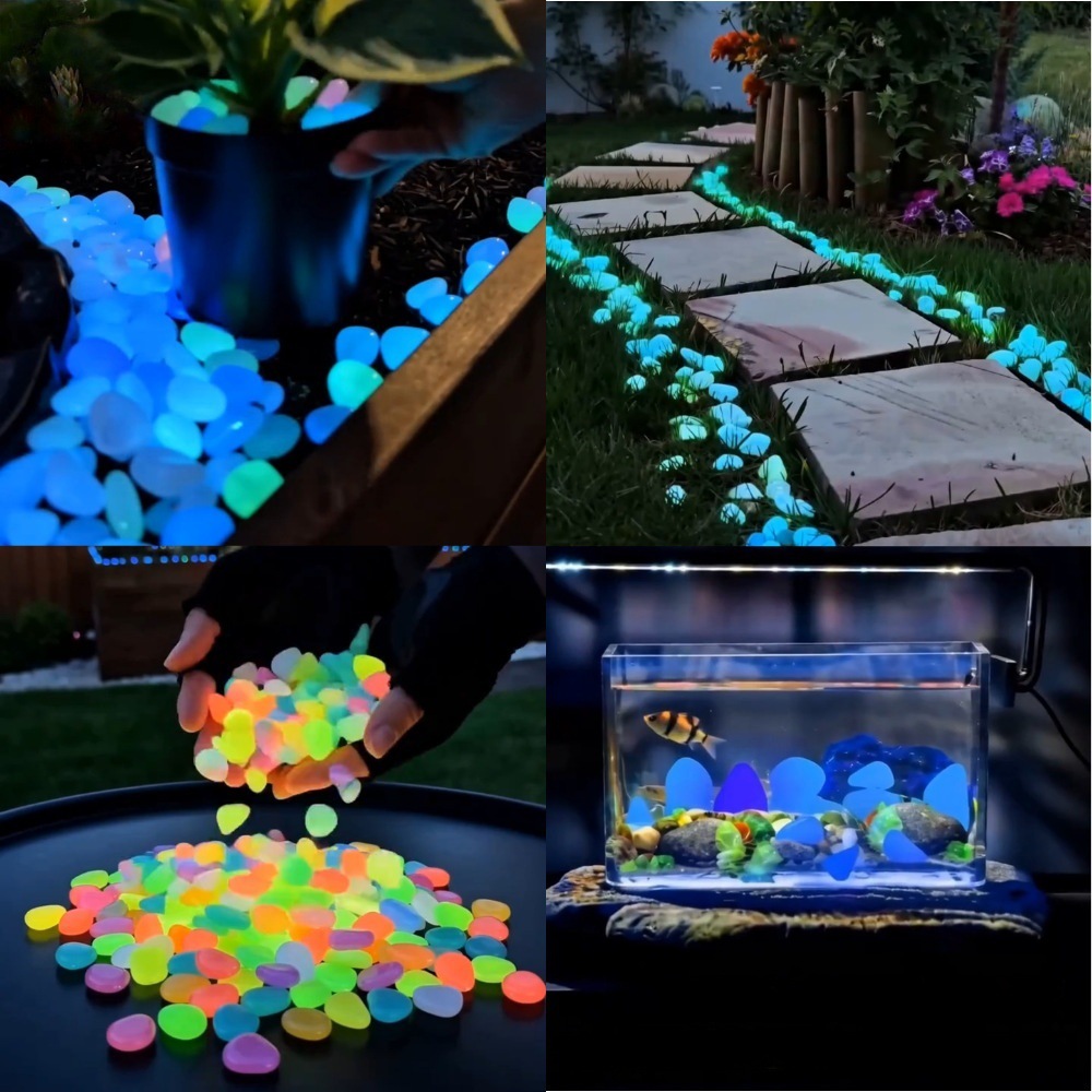 Piedras luminosas coloridas qu - Aquarium Plant Light reseña y precio