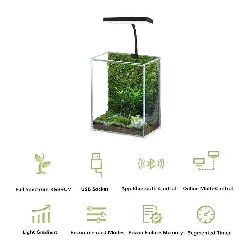 Lámpara LED de espectro comple - Aquarium Plant Diseases reseña y precio