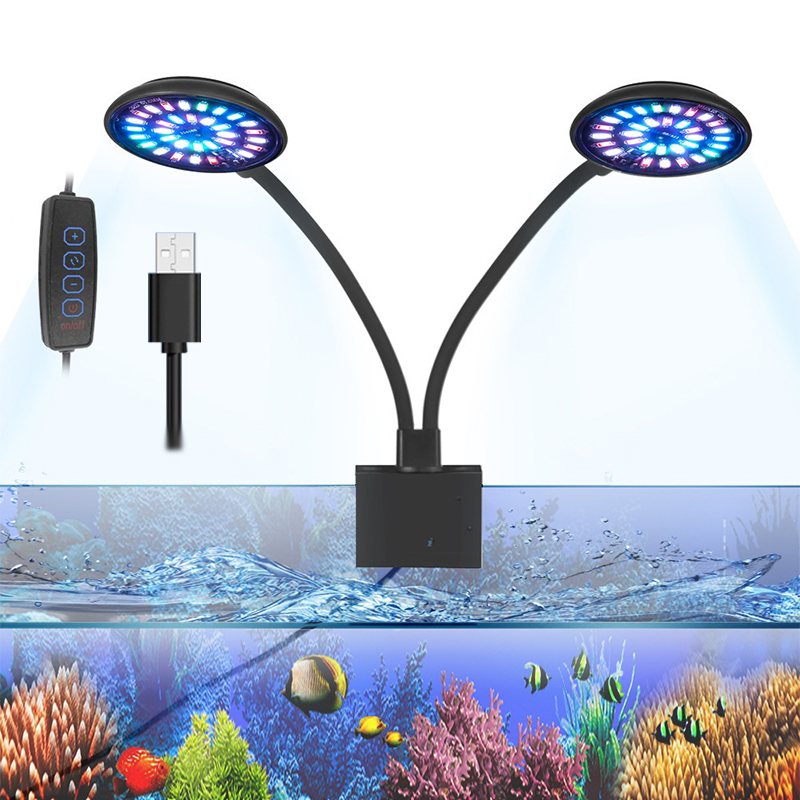 Luz LED USB para acuario, lámp - Aquarium Plant Light reseña y precio