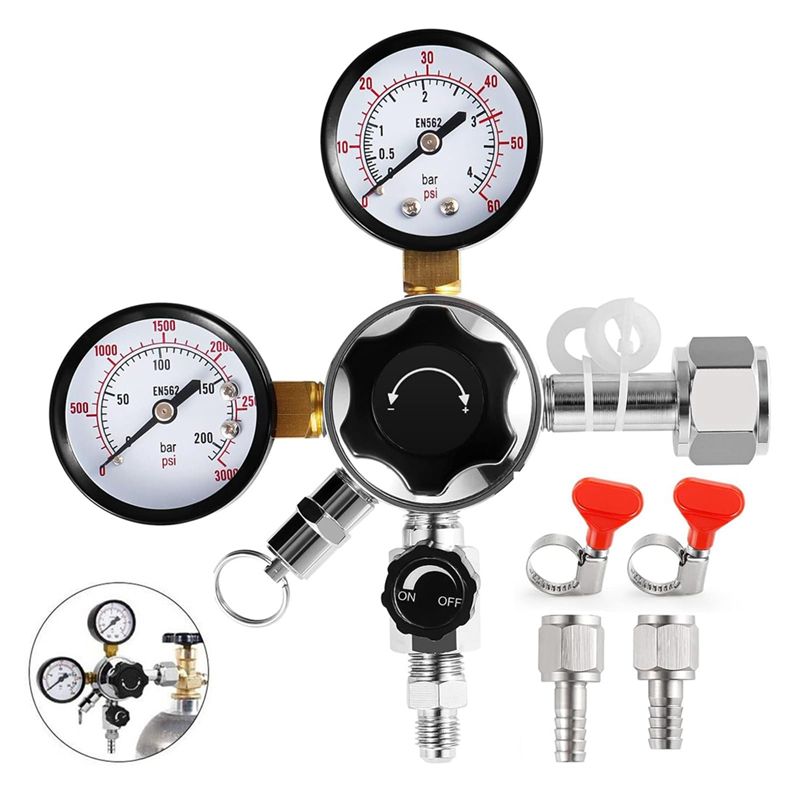 Regulador de barril A02M-CGA-3 - Co2 Regulator Dual Stage reseña y precio
