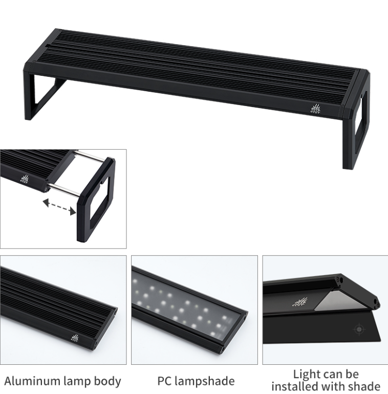 Lámpara LED RGB UV para Acuari - Aquarium Plant Light reseña y precio