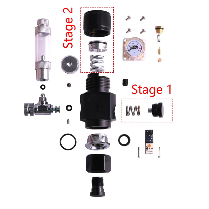 Fzone-miniregulador de Co2 de  - Co2 Regulator Dual Stage reseña y precio
