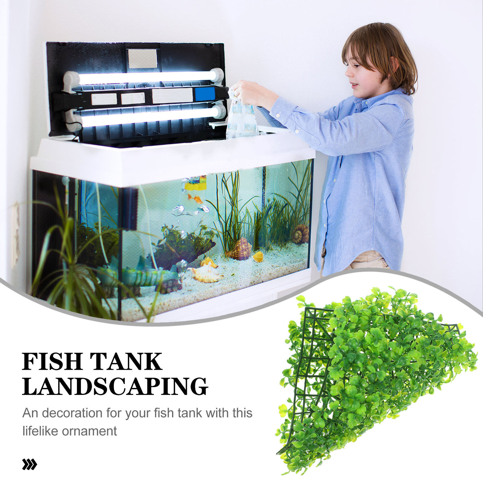 Hierba Artificial para Acuario - Planted Aquarium Freshwater reseña y precio