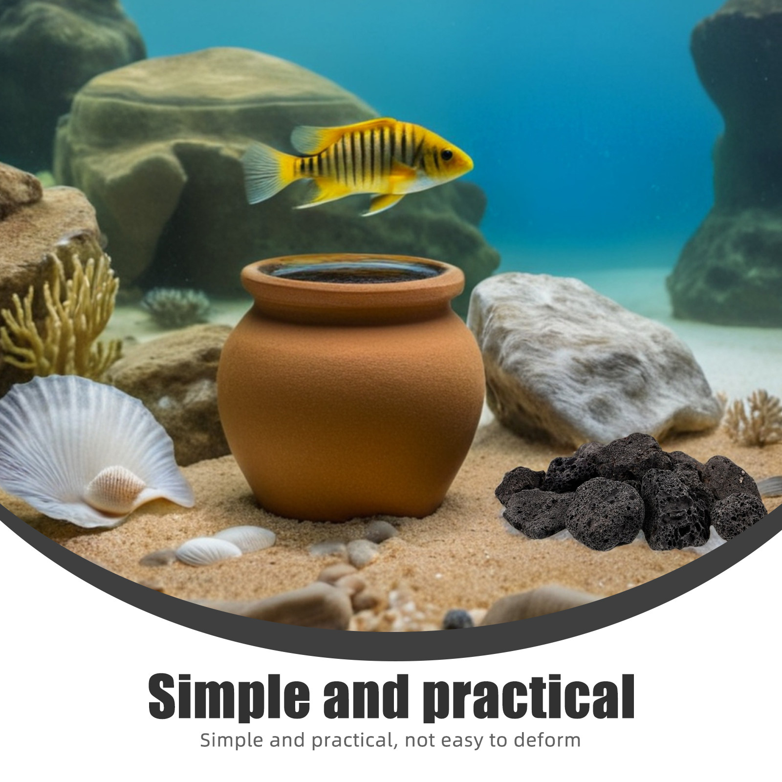 1 Paquete de Piedras Volcánica - Planted Aquarium With Rocks reseña y precio