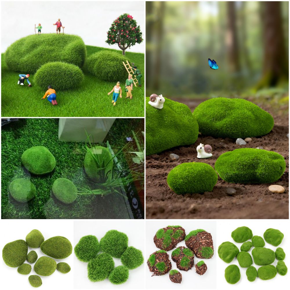 2/4/6/10PCS Rocas de Musgo Art - Planted Aquarium With Rocks reseña y precio
