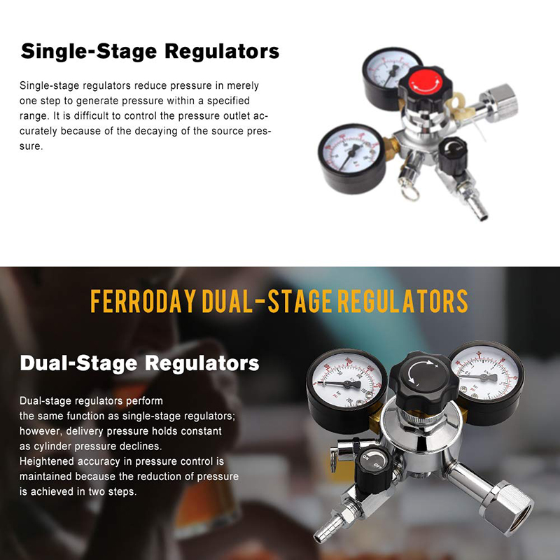 Regulador de presión de cervez - Co2 Regulator Dual Stage reseña y precio