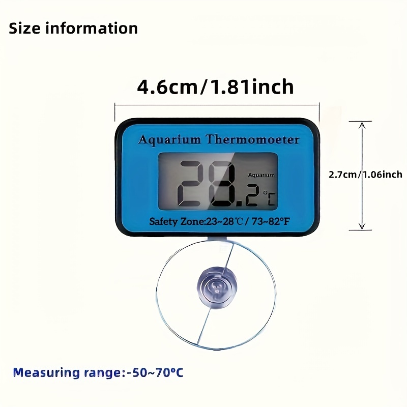 Termómetro Digital LCD para Ac - Planted Aquarium Temperature reseña y precio